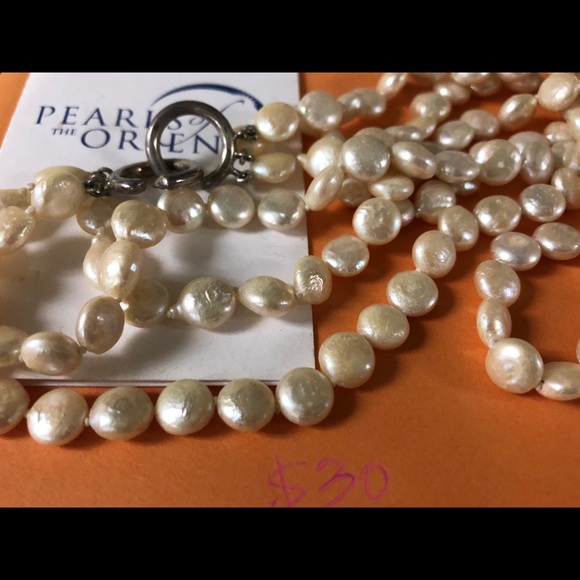 Double string of cultured pearls - Picture 2 of 4